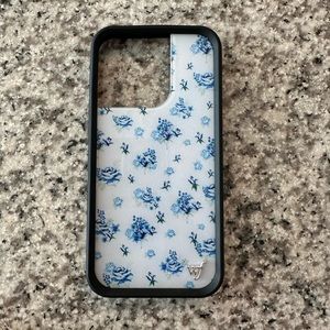 Wildflower Blue Forget Me Not Floral iPhone 14 Pro Case